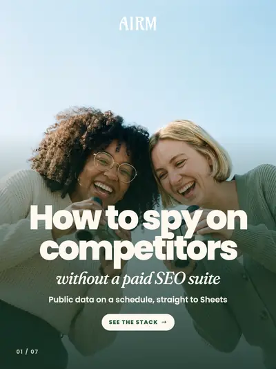 Campaign style cover slide: a photo shoot per post, big type over the photo